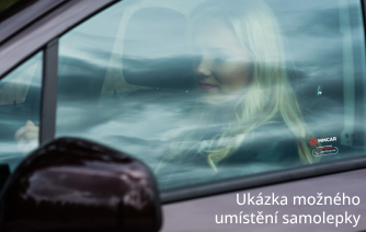 MM CAR - Samolepka